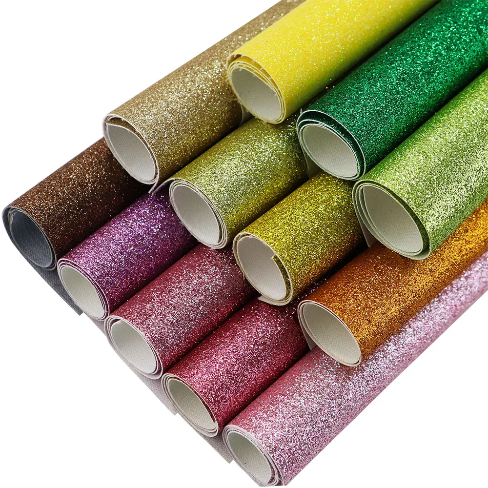 30cm x 134cm rulo altın yeşil ince Glitter kumaş deri duvar kağıdı için 30cm x 134cm rulo altın yeşil ince Glitter kumaş deri duvar kağıdı için
