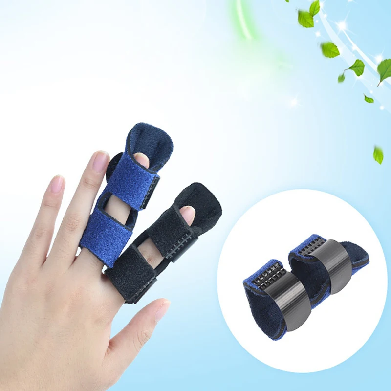 1Pcs Aluminium Finger Splint Fracture Protection Brace Corrector Pedicure Tools Recovery Support Pain Relief Adjustable Bandage