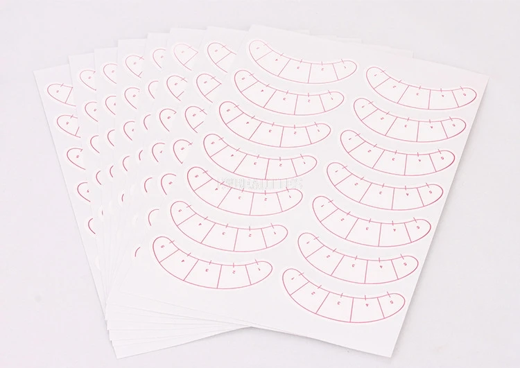 7000pairs/pack 3D Eyelash Under Eye Pads Practice Tips Sticker Paper Patches For Extension Make Up Tools | Красота и здоровье