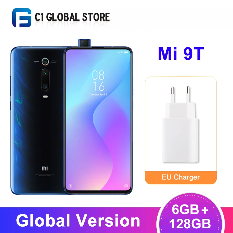 Глобальная версия смартфона Xiaomi mi 9T 6GB 128GB (Red K20) Восьмиядерный процессор Snapdragon 730 6