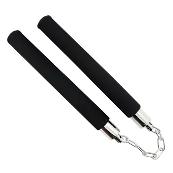 

Fan Martial Arts Sponge Fitness Nunchaku Children Kung Fu Beginner Training Martial Arts Weapons Kung Fu Nunchaku Ring