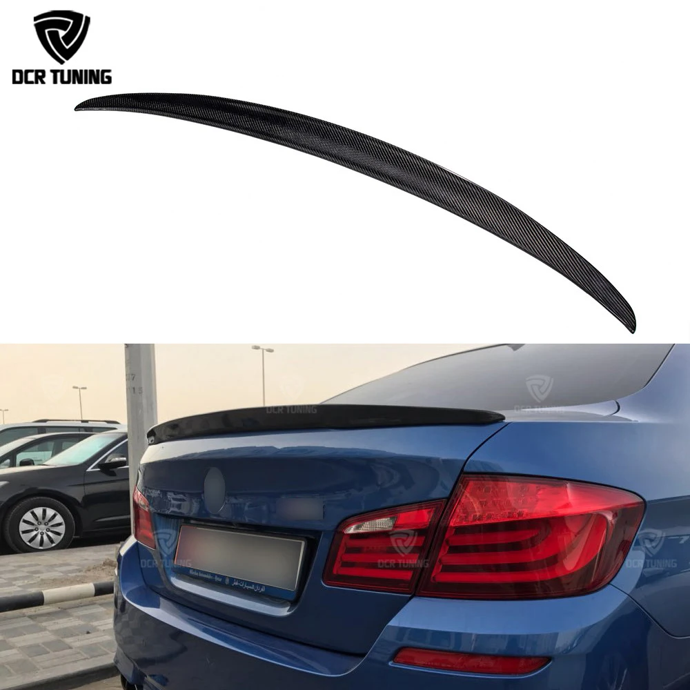 Per Bmw F10 Spoiler Performance 2010 - 2016 5 Series Sedan F10 Carbon Spoiler Lips F10 M5 Posteriore Tronco Ali Car Styling