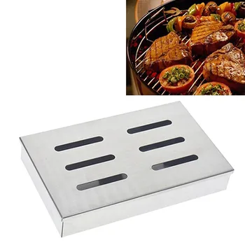 

keuken kitchen accessories BBQ Smoking Box Gas Grill Smoker Wood Chip Cold Smoke Generator Cooking Tool kitchen gadgets