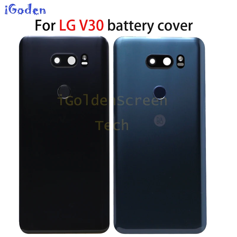 Задняя крышка для Lg v30 Крышка батарейного отсека чехол Корпус с объективом камеры