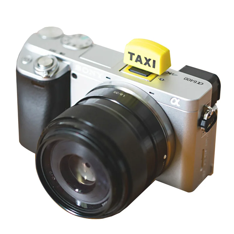 Защитная крышка крышки горячего башмака в форме такси для Canon Nikon для Fuji Pentax для-Olympus dslr беззеркальная для камеры sony A7 A6000