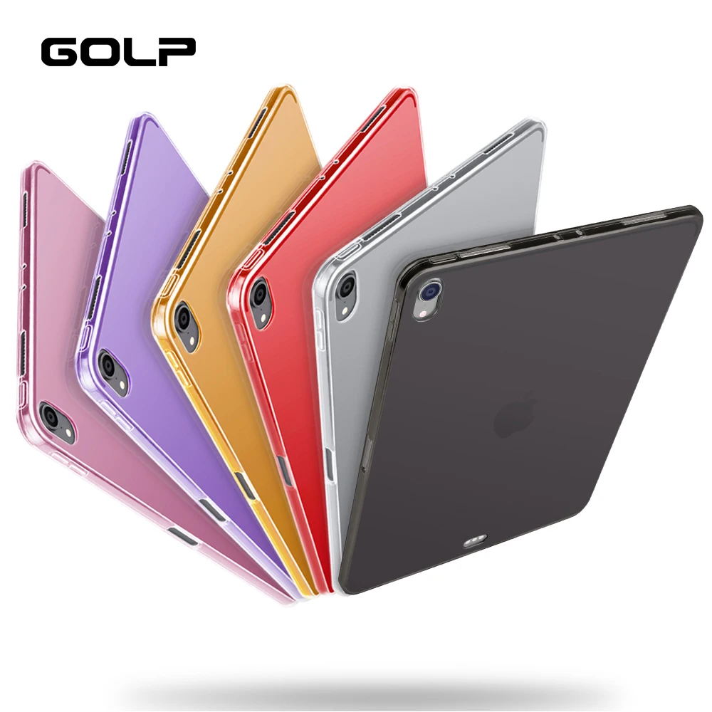 Чехол для iPad Pro 11, мягкий силиконовый чехол из ТПУ, полная защита для iPad Pro 11, чехол, твердый прозрачный чехол