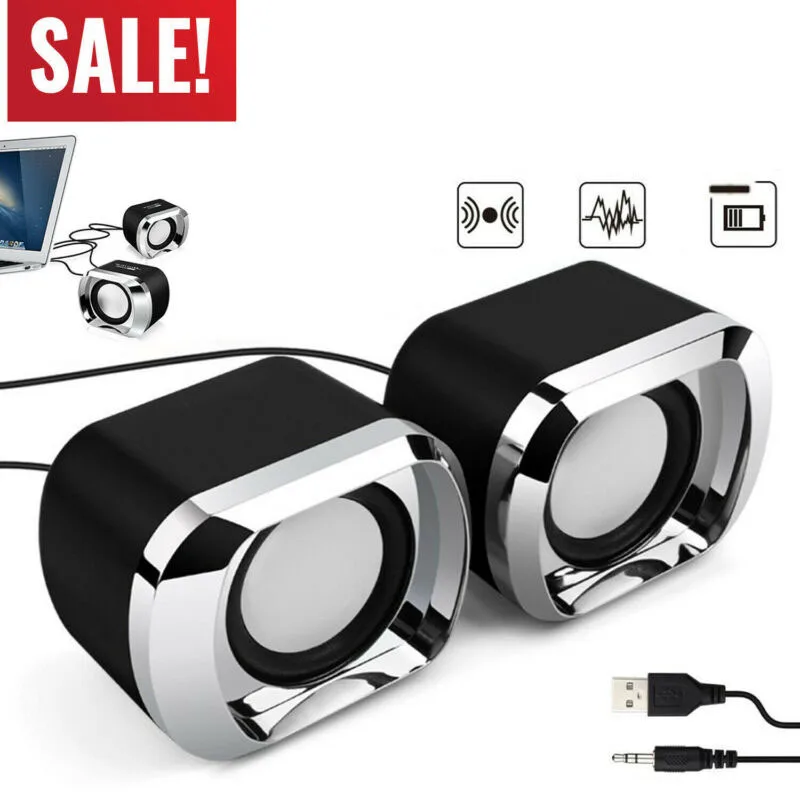 

Universal Speakers Computer USB PC Desktop Laptop Stereo for Lenovo Sony Toshiba Dell HP