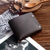 Genuine Leather Wallet For Men Male Vintage Handmade Crazy Horse Cowhide Short Bifold Wallets Purse Card Holder With Coin Pocket ► Photo 2/6