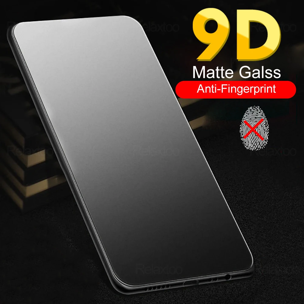 Matte Protective Glass For Xiaomi Redmi Note 10 Pro Frosted Screen Protector Redme Not 9 S A C T 9T 9s 8 8T 9a 9c 8a 7 7a Film | Мобильные