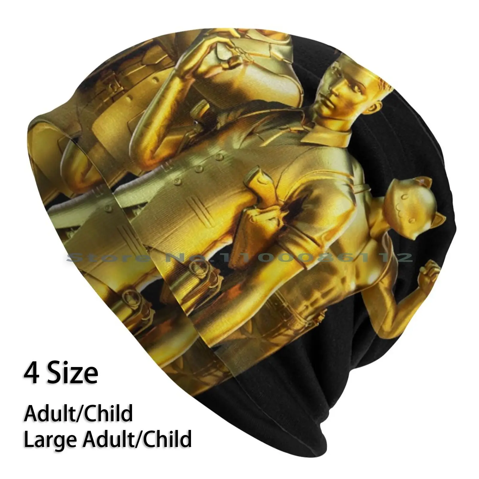 Gold Midas Team Berretti Knit Hat Gamers Gaming Videogiochi Game Addict Season 2 Skins Love Battle Royal Case Gold Midas