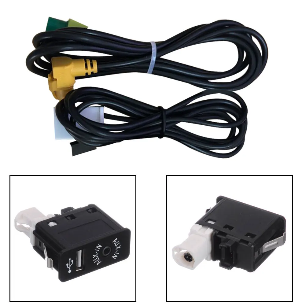 1,5 м автомобильный AUX USB кабель-переключатель для E60 E61 E63 E64 E87 E90 E70 F25 автомобильный AUX кабель USB кабель и USB розетка переключатель в одном комплекте