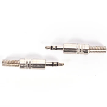 

5 pcs 3.5mm 3 Pole Headphone Replacement Audio Jack Male Plug Soldering Connector