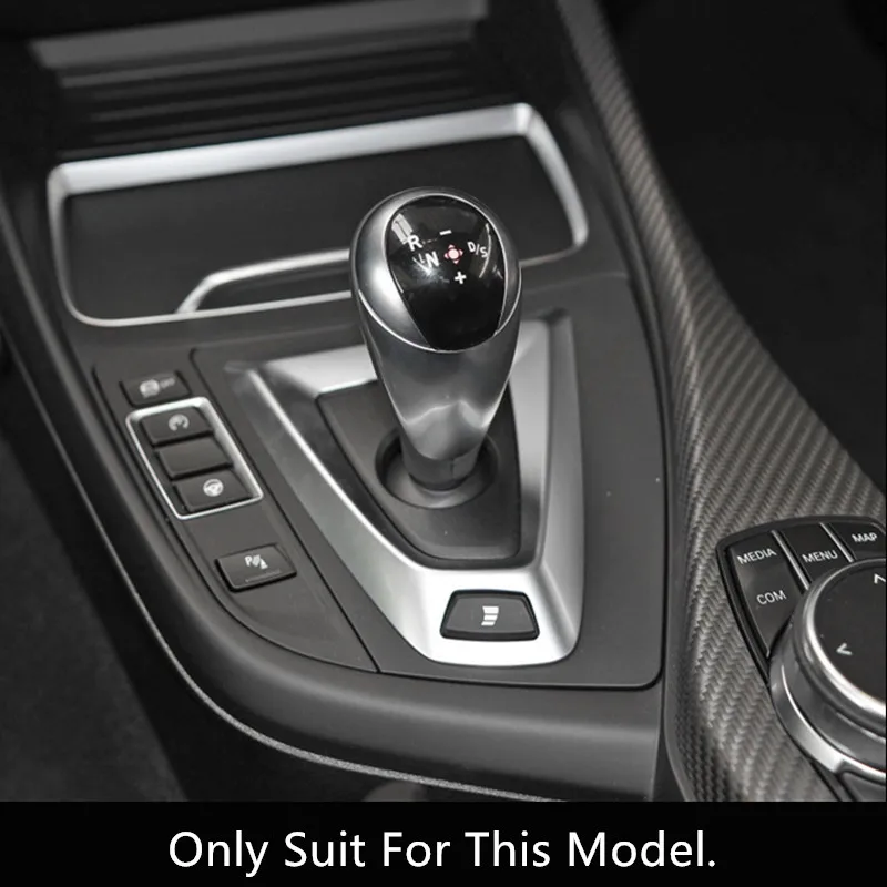 Real Carbon Fiber Console Gearshift Knob Head Cover Decorative Sticker For BMW M2 M3 M4 X5M X6M Interior Accessories Real Carbon Fiber Console Gearshift Knob Head Cover Decorative Sticker For BMW M2 M3 M4 X5M X6M Interior Accessories