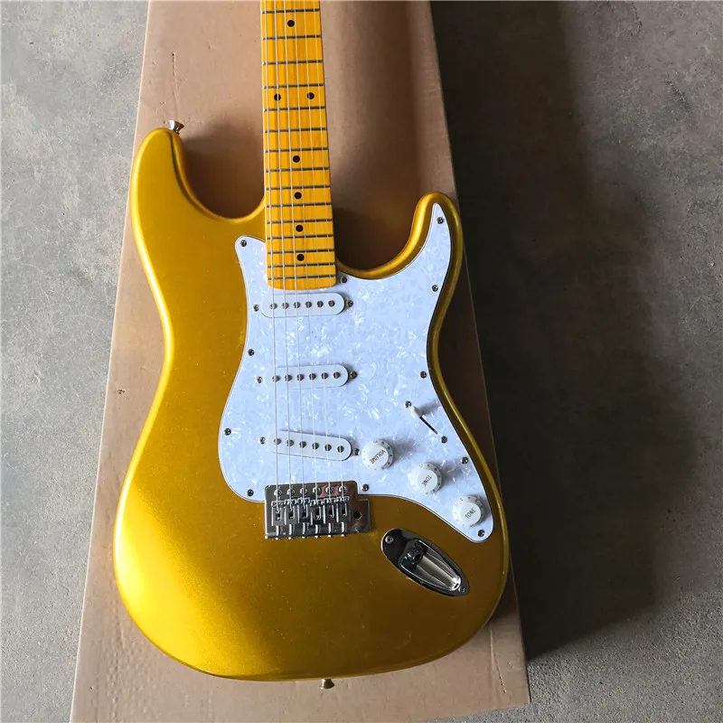 Классическая 6 струнная гитара, nitrocelluar paint ретро электрогитара, начинающих электрогитара, поддержка пользовательской гитары в различных
