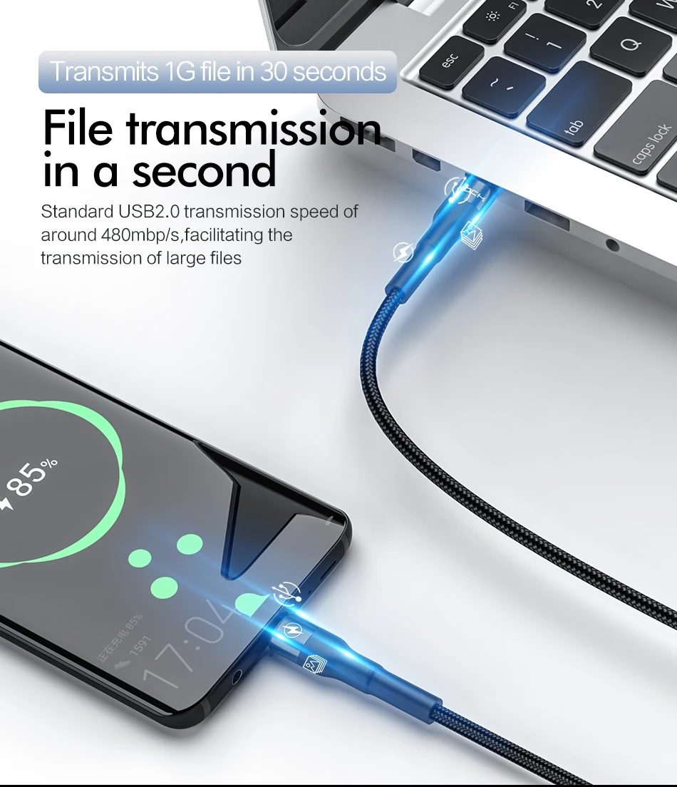 ROCK USB C к usb type C кабель для Xiaomi Redmi Note 7 Быстрая зарядка QC 4,0 PD 60 Вт Быстрая зарядка данных USB C кабель для Macbook