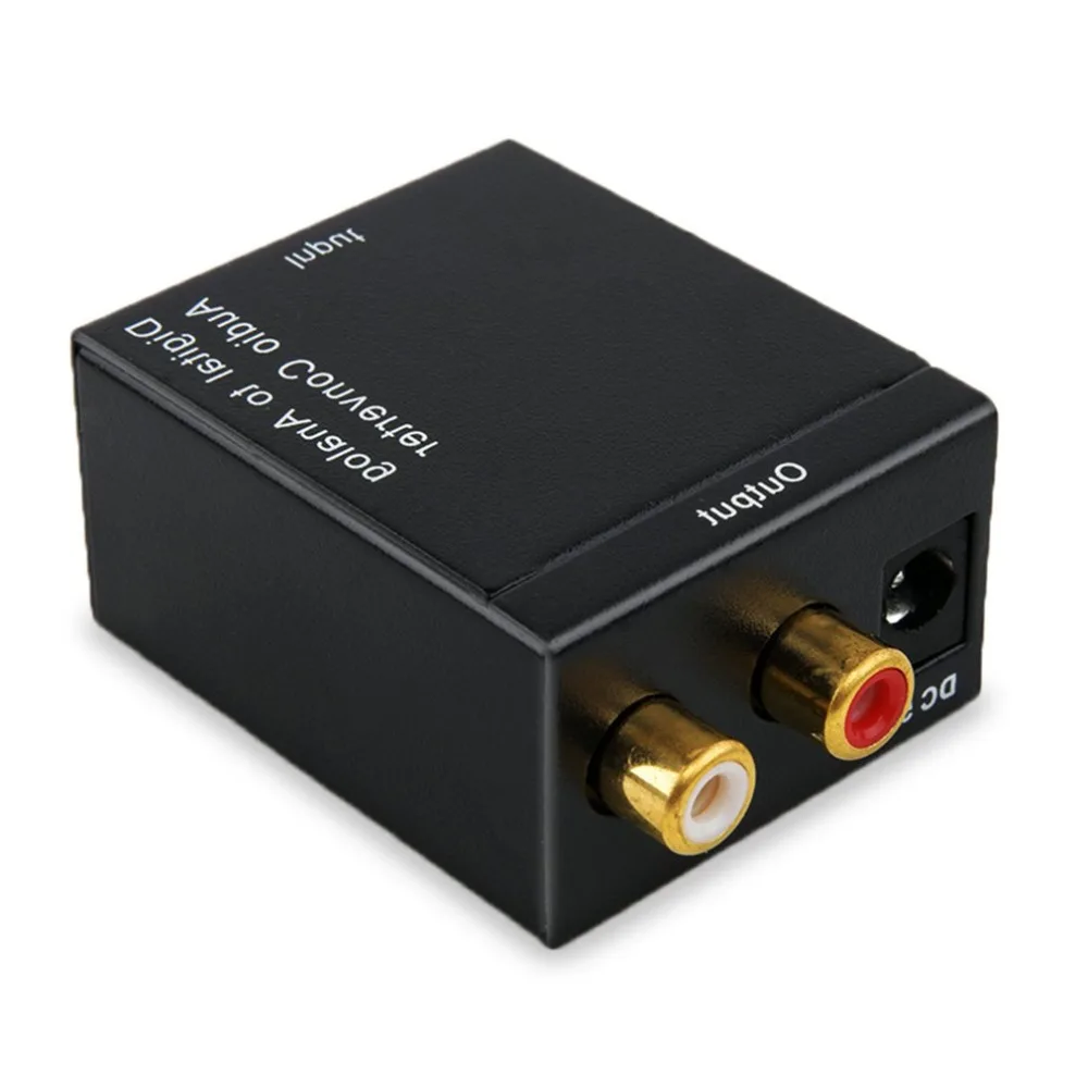 

Digital Optical Coaxial Toslink Signal to Analog Audio Converter Adapter RCA Digital To Analog Audio Converter EU/US Adapter usb