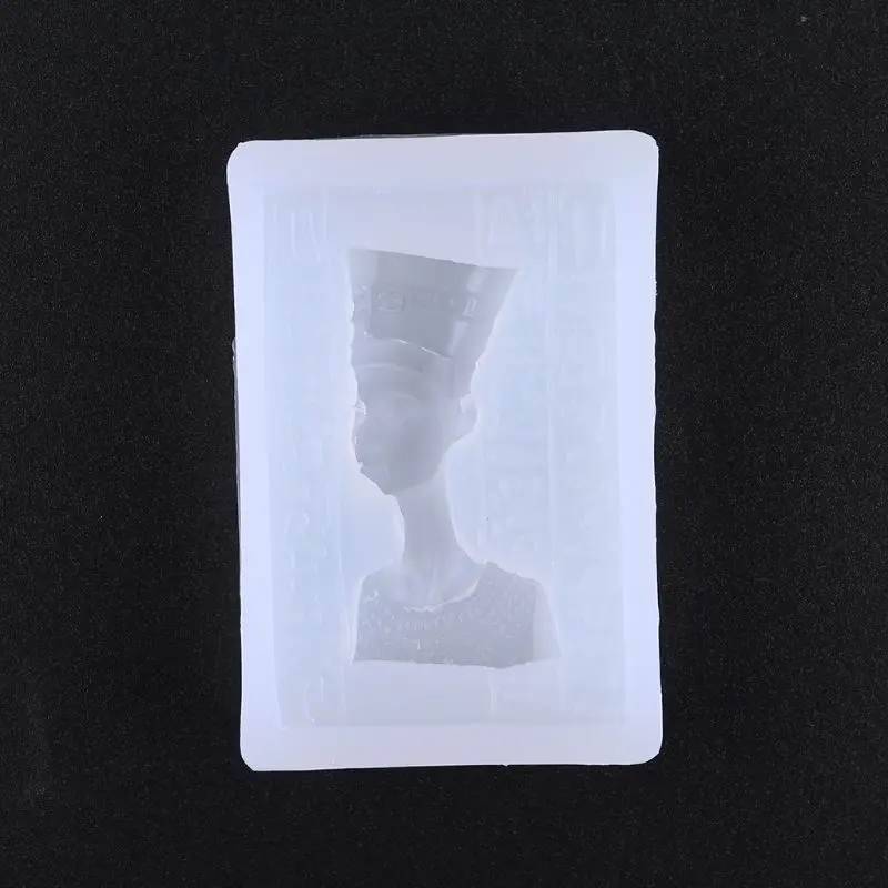 Египетская голова Фараона портрет силиконовая форма DIY кулон ручной работы формы УФ эпоксидной смолы форма для выпечки ювелирных изделий