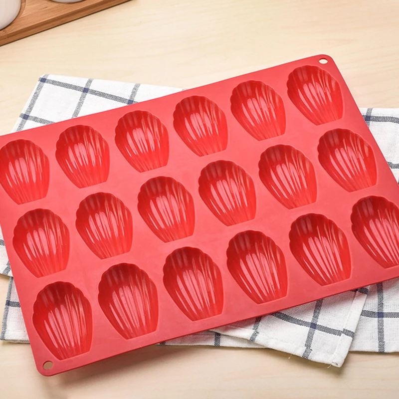 18/9 Food Grade Madeleine Silicone Shell Cake Silicone Baking Pan