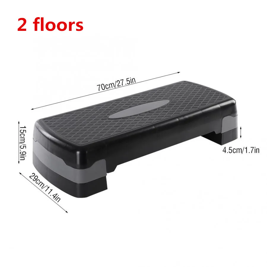27inch 2 floor 27/31inch 2/3 Floor Fitness Aerobic Step Cardio Yoga Pedal Stepper Gym Workout Exercise Yoga Fitness Aerobic Step Equipment - Цвет: 27inch 2 floor