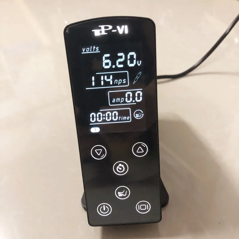 

Top 3AMPS HURRICANE THUNDERLORD Tattoo Power Supply UPGRADE Touch Screen Intelligent Digital LED Dual Tattoo Power Supplies set