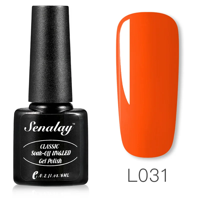 RE12-L031 SENALAY Гель-лак набор все для маникюра Полупостоянный Vernis верхнее покрытие УФ светодиодный гель лак удаляющийся замачиванием Гель-лак для ногтей - Цвет: RE12-L031