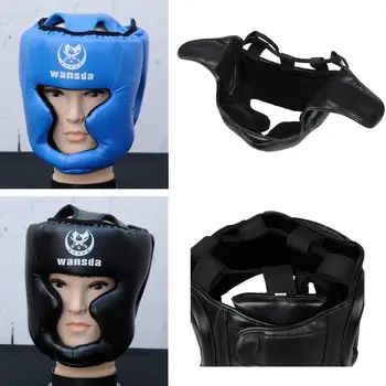 Closed Type Boxing Head Protector Sparringhelmet MMA Muay Thai Kickboxing Brace Head Protection Boxing