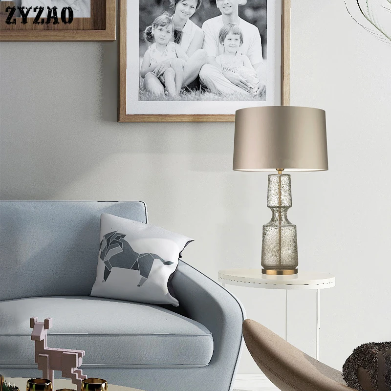 Постсовременный простой стеклянный Настольный светильник скандинавский