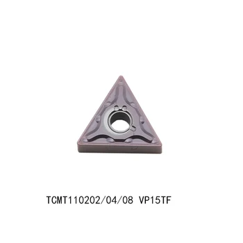 

10pcs TCMT110202 TCMT110204 TCMT110208 VP15TF carbide inserts turning tool cnc lathe cutter high quality machining