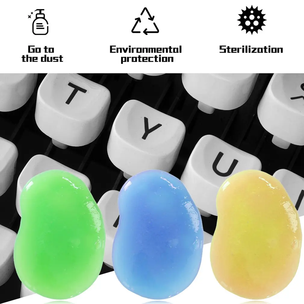 Keyboard Cleaner Universal Cleaning Glue High Tech Cleaner Keyboard Car Wipe Clean Slimy Gel For Phone Laptop Keyboard