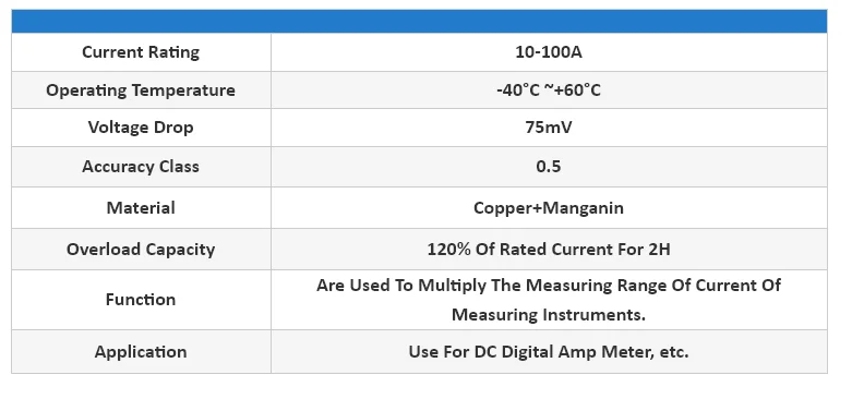 10A 15A 20A 30A 50A 75A 100A CG FL-2C 75mV цифровой измеритель напряжения аналоговый амперметр постоянного тока шунтирующий резистор производитель с основанием