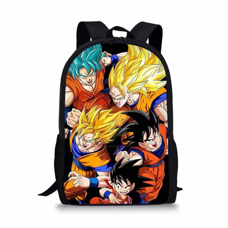 HYCOOL Dragon Ball рюкзак комплект из 3 предметов легкий прочный модная детская школьная книга Ланч карандаш сумки аниме узор Лучшие подарки - Цвет: MA092C