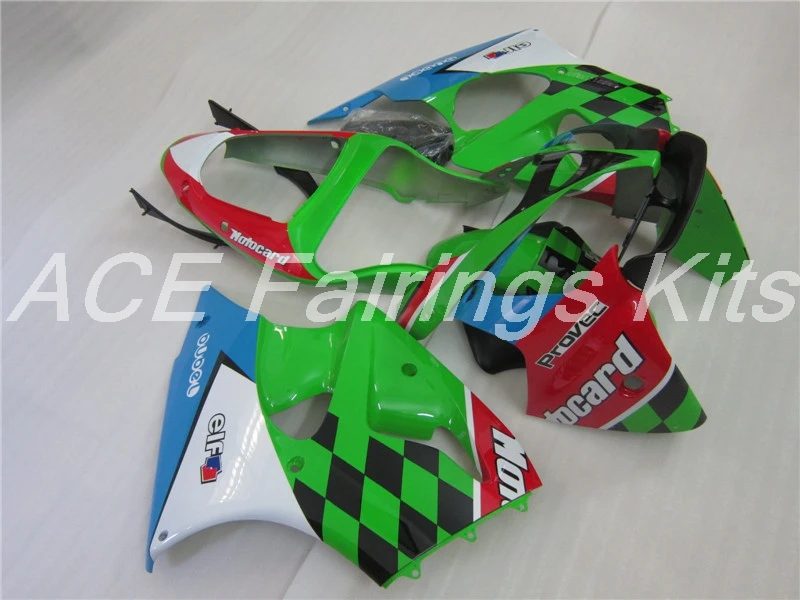 ABS полный обтекатель, пригодный для Kawasaki ZX6R 2000 2001 2002 мотоцикл Обтекатели ZX-6R 00 01 02 Ninja 636 Кузов Набор пользовательский стиль