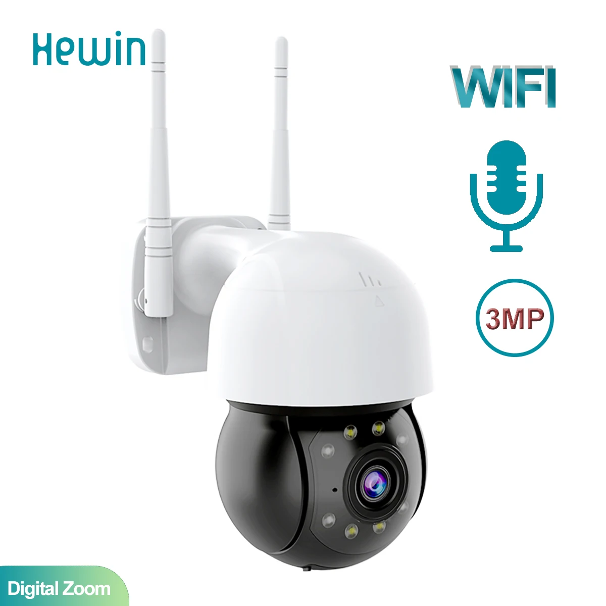 3MP CCTV Security Camera PTZ WiFi IP Outdoor Two Way Audio 4x Digital Zoom Video Surveillance icsee | Безопасность и защита