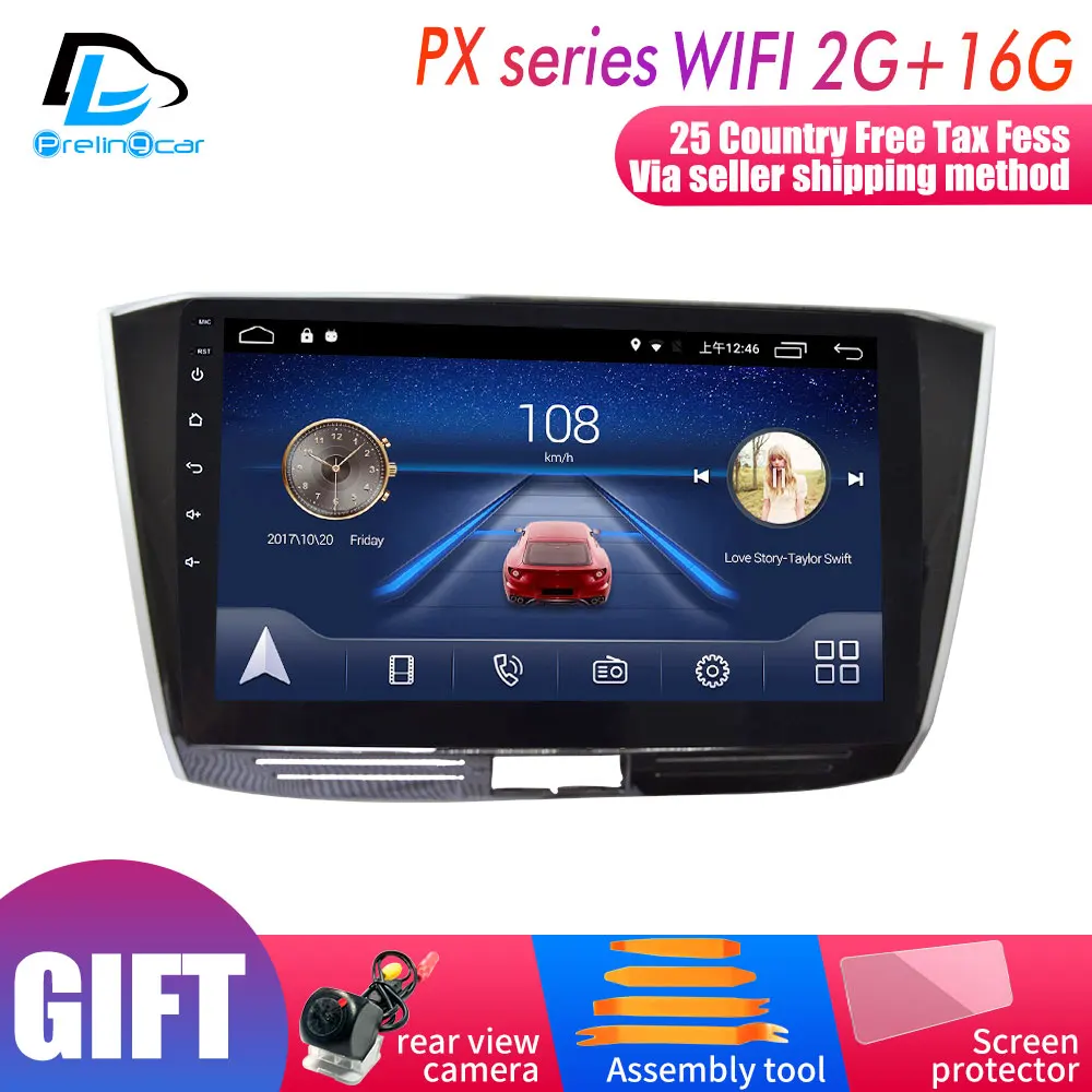 4G Lte Android 9,0 мультимедийная навигационная система для Volkswagen Passat- лет автомобильный dvd-плеер Подушка подголовник радио - Color: PX player 2G16G