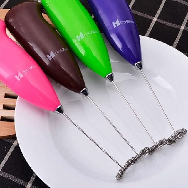 OKUMEYR 1 Set Electric Egg Beater Mini Frother Electric Mixer Mini Hand  Mixer Electric Coffee Stirrer Electric Egg Stirrer Steam Free Milk Frother