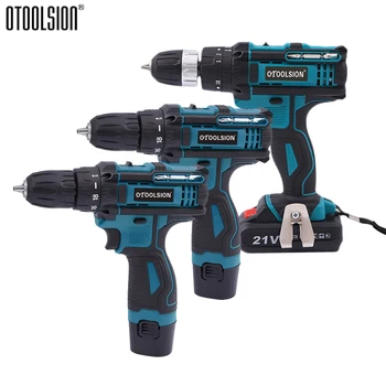 

21V 16.8V 12V 1500mAh Electric Drill Screwdriver Drill Power Drills 2in1 Drill And Screwdriver With Battery For Woodworking