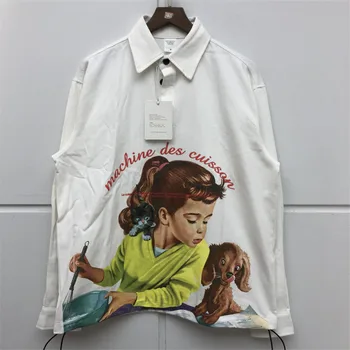 

Digital 3d Dye Smile Girl Direct Injection Jacket Men And Women 1: 1 Quality Fashion Hip Hop Jacket