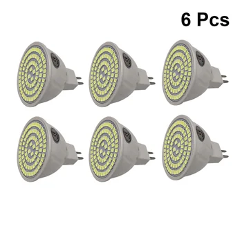 

6PCS Energy Saving Dayight Lighting Downlight MR16 8W Warm White Light Bulb Spotlight Lamp LED Bulbs for Indoor Home