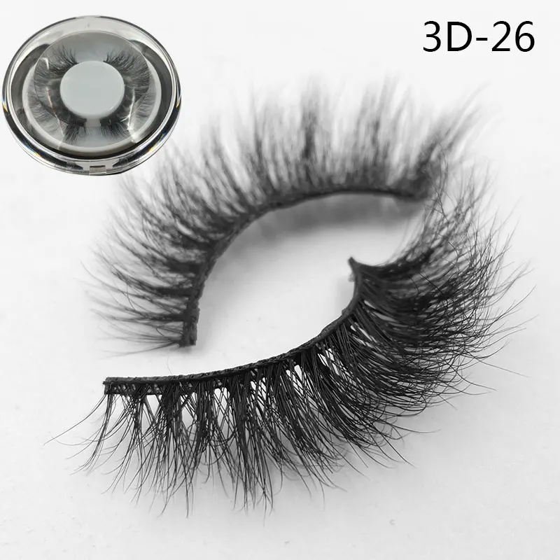 3D-26 Iflovedekd оптом 3d норковые ресницы собственный бренд ресницы норковые ресницы Упаковка накладные ресницы 3D норковые ресницы - Цвет: 3D-26