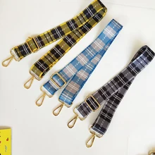 

CILICAP Bag Accessories Wide British Lattice Luggage Strap Bag Strap Luggage Accessories Color Matching Bag Straps Classic