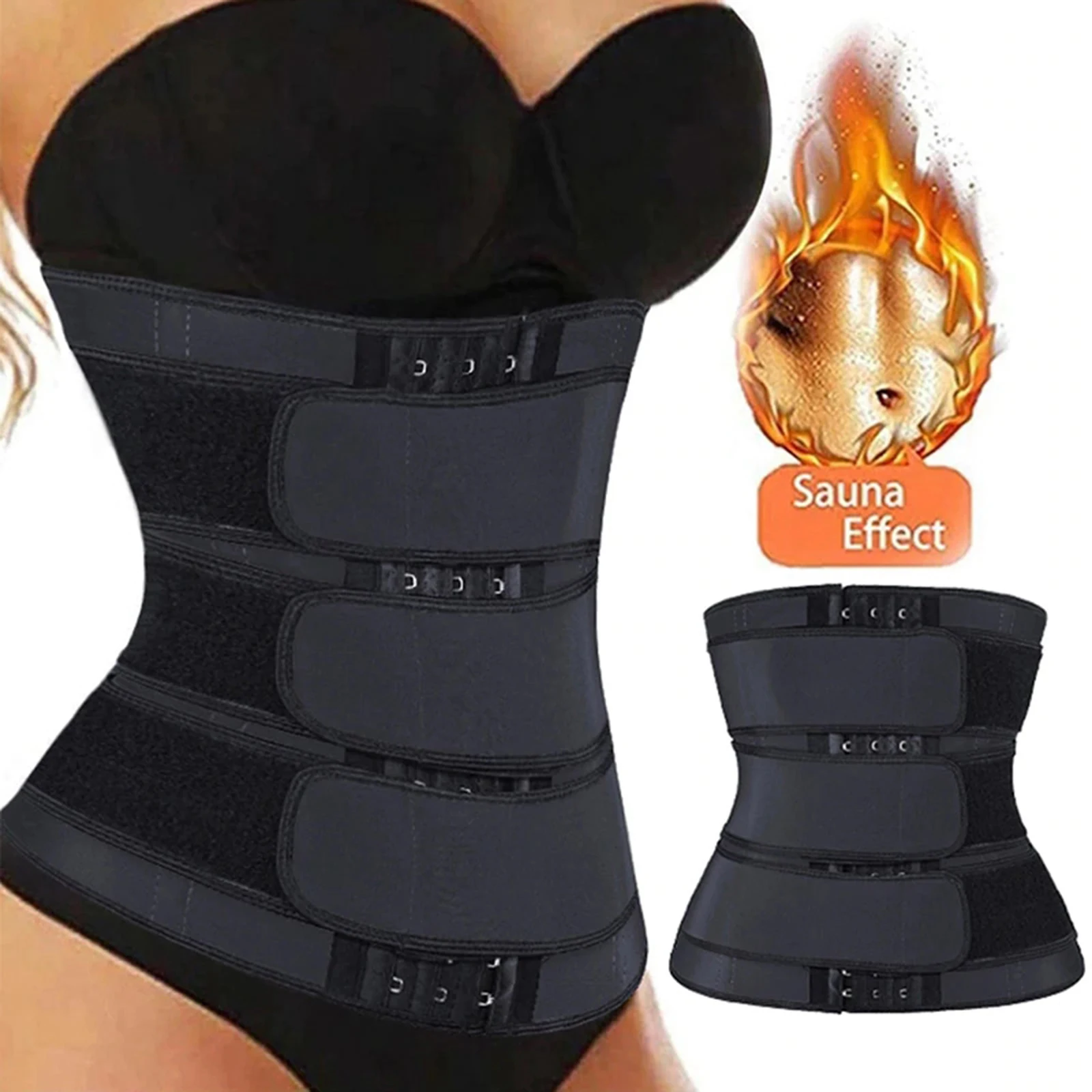 Neoprene Sweat Waist Trainer Corset Belt for Women Waist Cincher Shaper Slimmer Girdle Belt Neoprene Sweat Waist Trainer Corset Belt for Women Waist Cincher Shaper Slimmer Girdle Belt