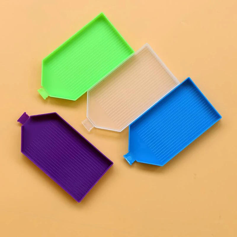 1pc Large Capacity Square Point Drill Diamond Painting Tray Plate Embroidery Tool Diamond Embroidery Accessories Инструмент