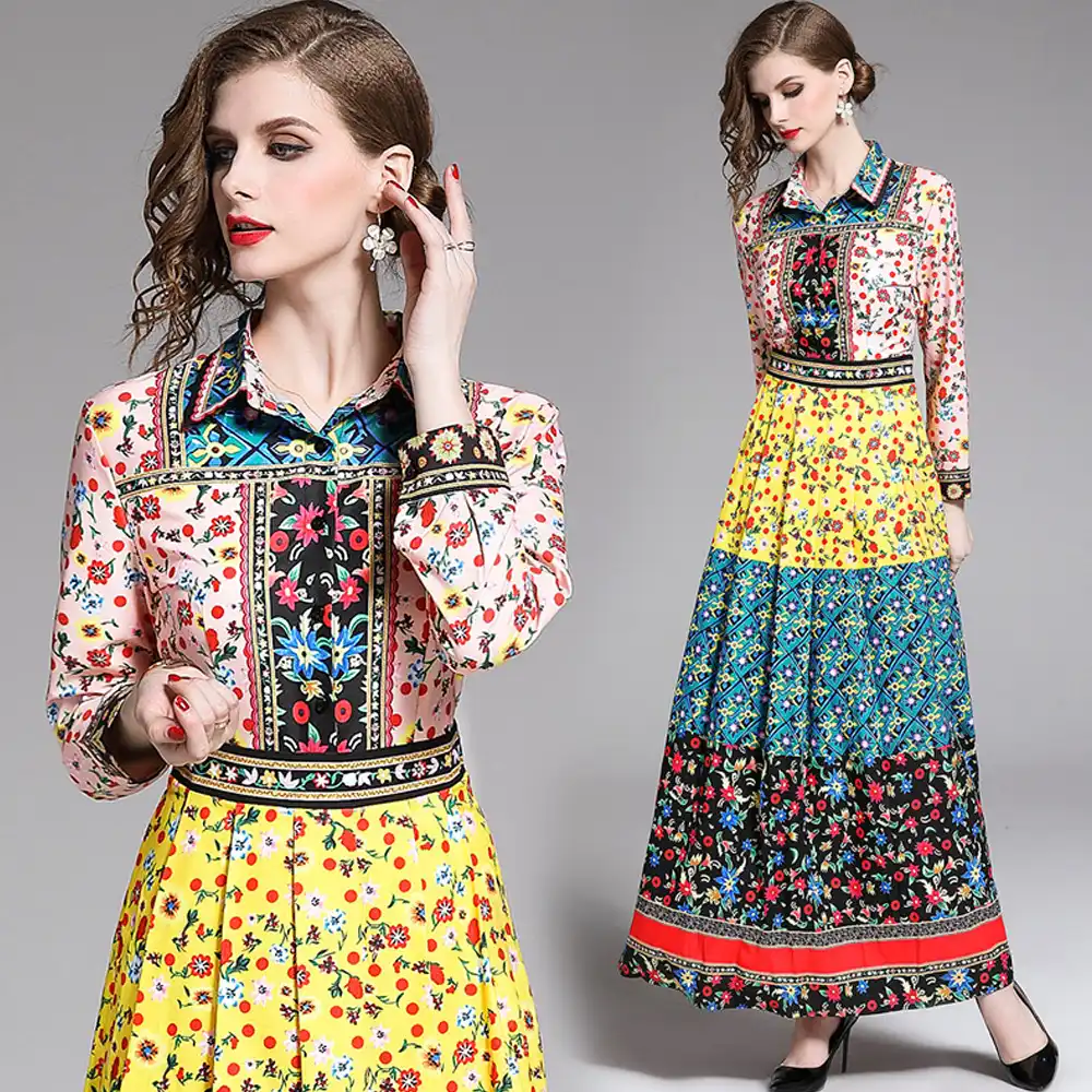 ankle length maxi dress