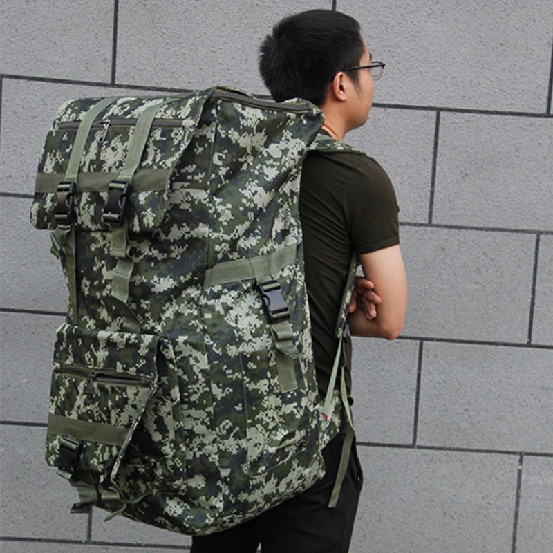 Military Luggage Tactical Duffle Bag Mens Outdoor Large Capacity Travel