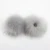 2Pcs Faux Fox Fur Pom-Pom for Hats DIY Crafts Hairball Hat Ball Pompom for Handicrafts with Press Button Toys Accessories 13