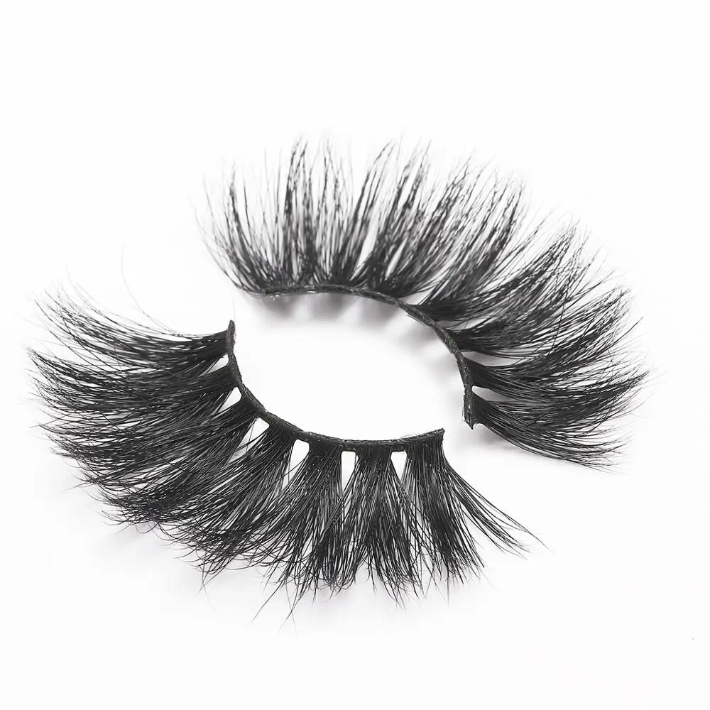 

Makeup Eyelashes 5D Mink Eyelashes Thick Fluffy 100% Handmade False Eyelashes for wholesale