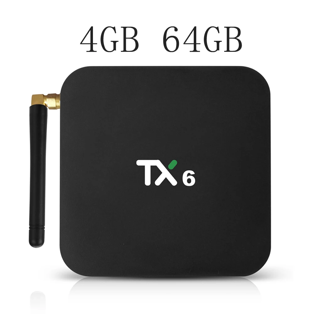 TX6 ТВ приставка android 9 Allwinner H6 4 ГБ 32 ГБ 64 Гб EMMC 2,4 5 ГГц wifi BT4.1 поддержка H.265 Bluetooth 4,0 wifi
