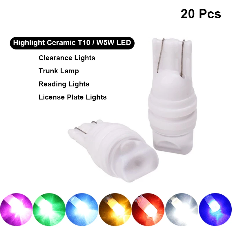 

2020 New Car T10 W5W LED Warning Light For Bmw E46 E90 E60 E39 E36 F30 Lada Granta Chevrolet Cruze Lacetti Lexus
