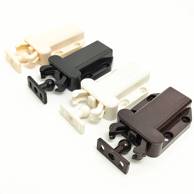 2pcs Door Rebounding Magnetic Push To Open System Damper Buffer For Cabinet Door Cupboard Catch Magnet Screw