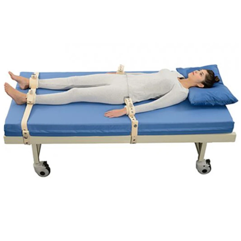 Conjuntos de cinturones de sujeción magnéticos seguros para manos y tumbados, cuatro puntos atados a la cama para el cuidado de enfermería en el hogar|Abrazaderas soportes| - AliExpress